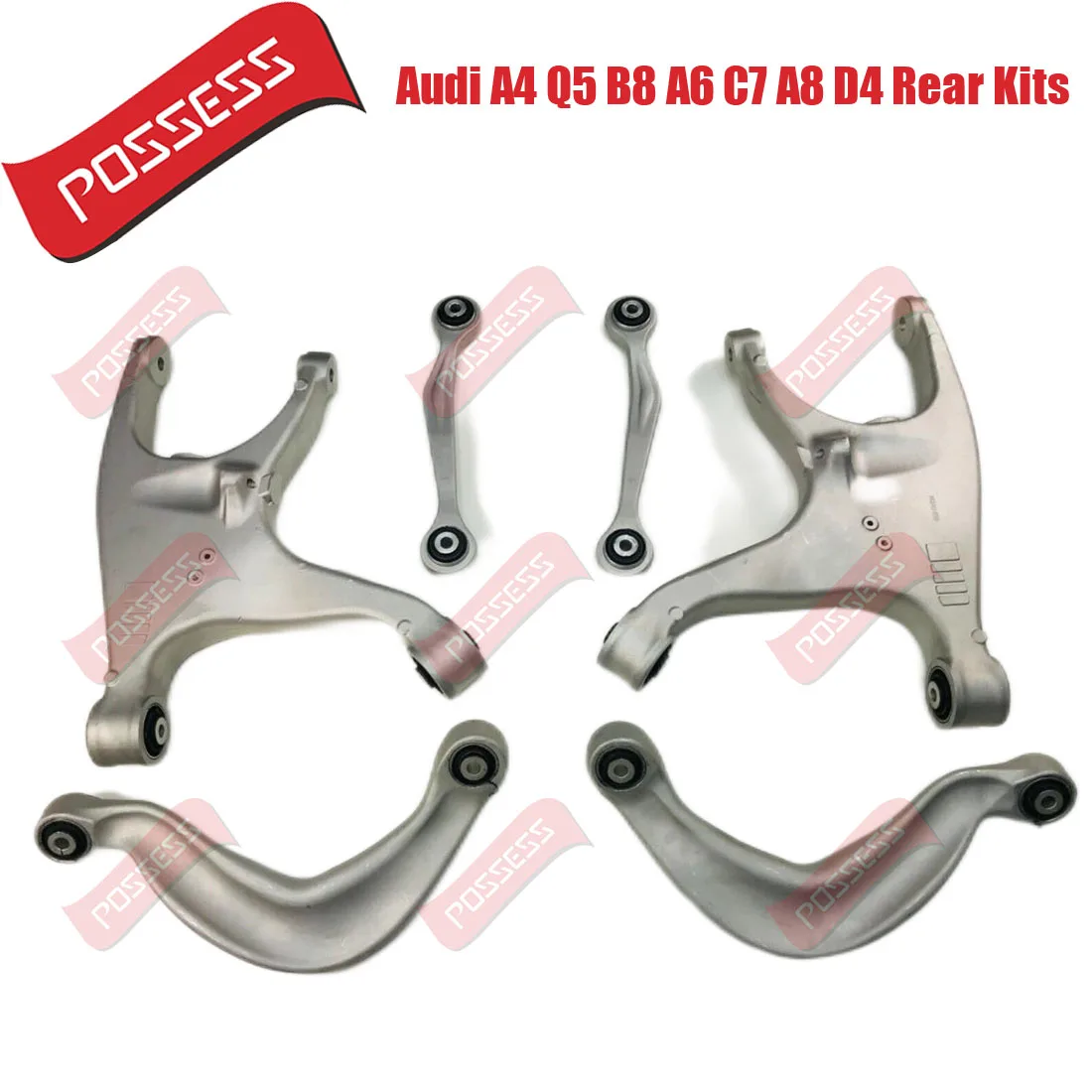 6 Pieces Rear Suspension Control Arm Kits For Audi A4 Q5 B8 A6 C7 A8 D4,Please provide the VIN