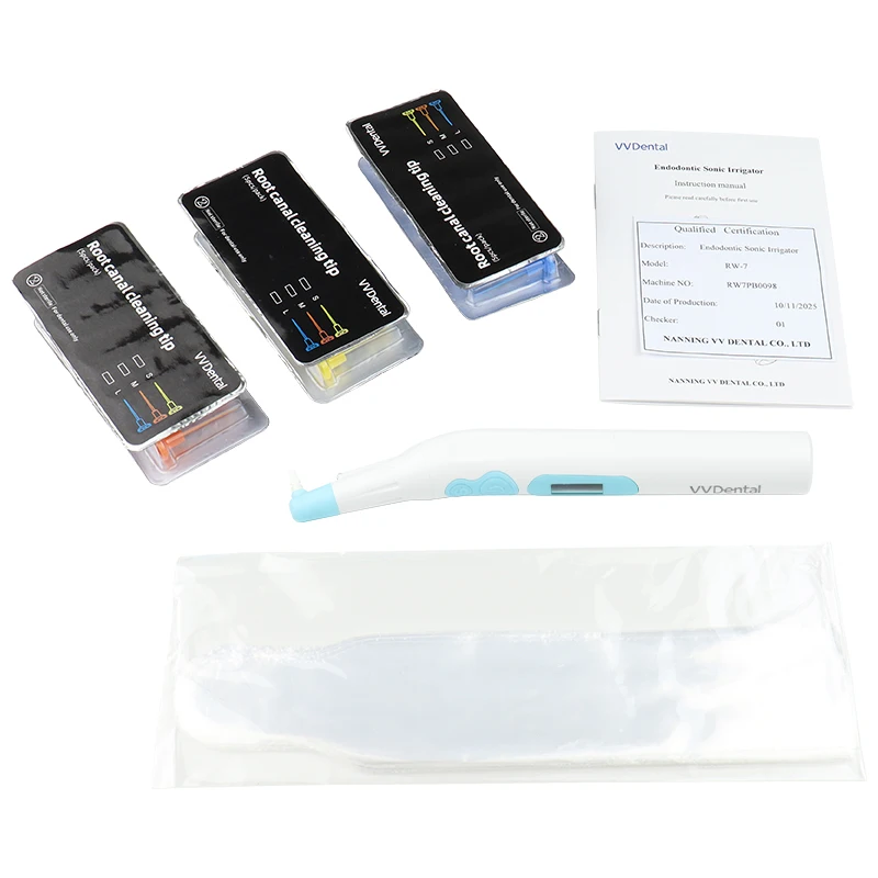 VVDental Sonic Irrigator Tips Endo Activator Wireless Ultrasonic Washing Tooth Endodontic Cleaning for Root Canal Treatment