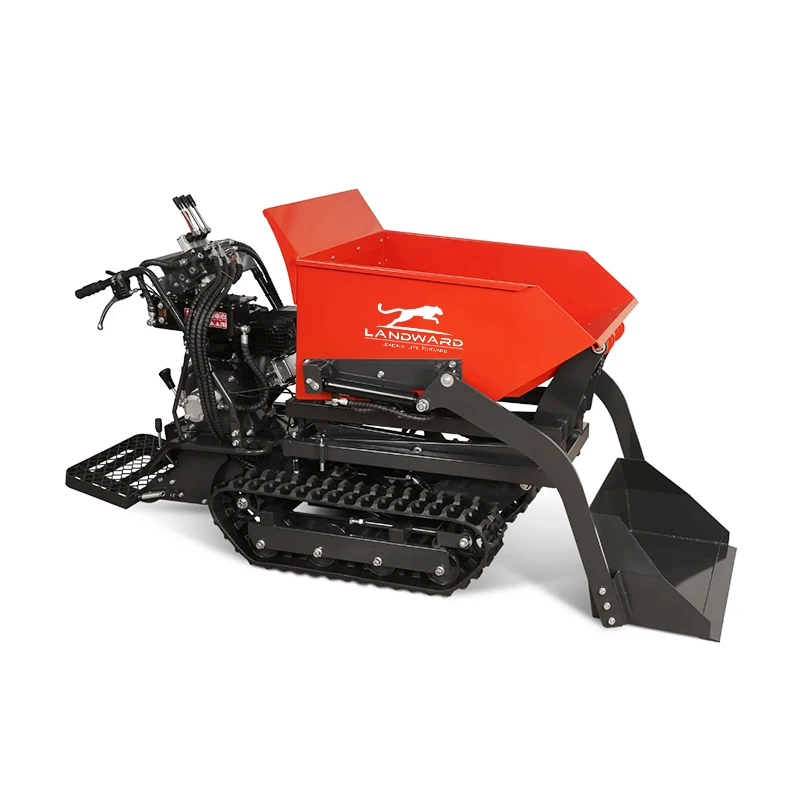 China Customized High Power Small Dump Truck Gasoline Mini Dumper 0.5 Ton Available In Stock Tiny Hydraulic Crawler Dumper Truck