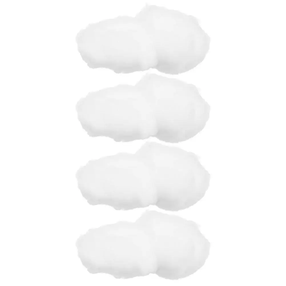 4Pcs Premium 3D Cotton Hanging Clouds Pendants for Christmas Tree Home Ceiling Party Decor Festive DIY Hanging Ornament Clouds