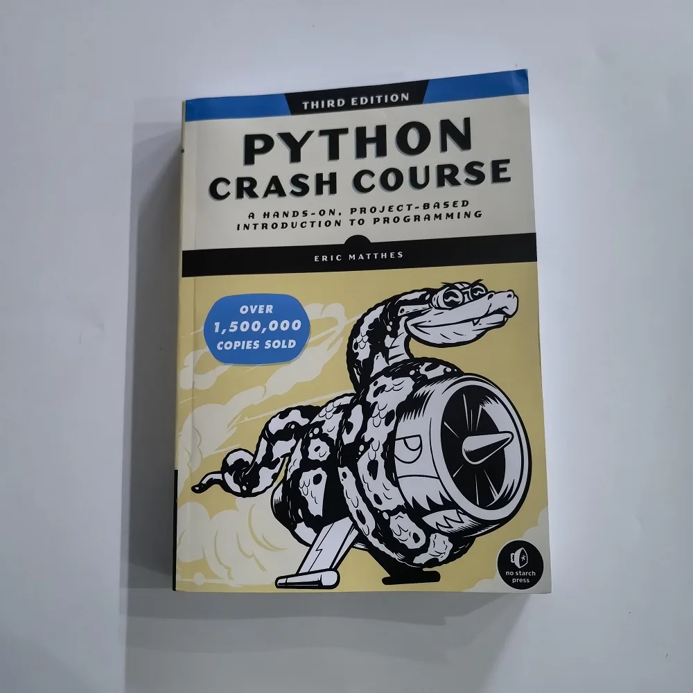 Python Crash Course A Hands-On, Project-Based Introduction to Programming Paperback English book