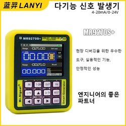 MR9270S+,4-20MA Signal Generator Calibrate Current Voltage PT100 Thermocouple Pressure Transmitter Logger PID Frequency Handheld