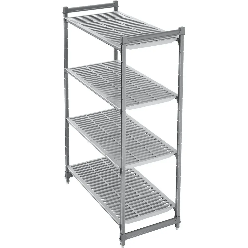 

Vented Brushed Graphite Cam Shelving Starter Unit, 36 x 24 x 72