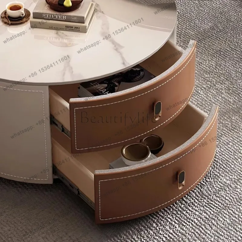 Nordic Round Coffee Tables Luxury Design Aesthetic Minimalist Coffee Tables Modern Unique Stolik Kawowy Living Room Furniture
