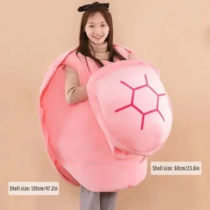 Nyaman Turtle Shell Plush Bantal Wearable Kura-kura Kembali Bantal Lembut Tidur Siang Bantal Mewah Anak-anak Berdandan Prop Dekorasi Kamar Tidur 10 bantal cangkang penjualan terbaik - №