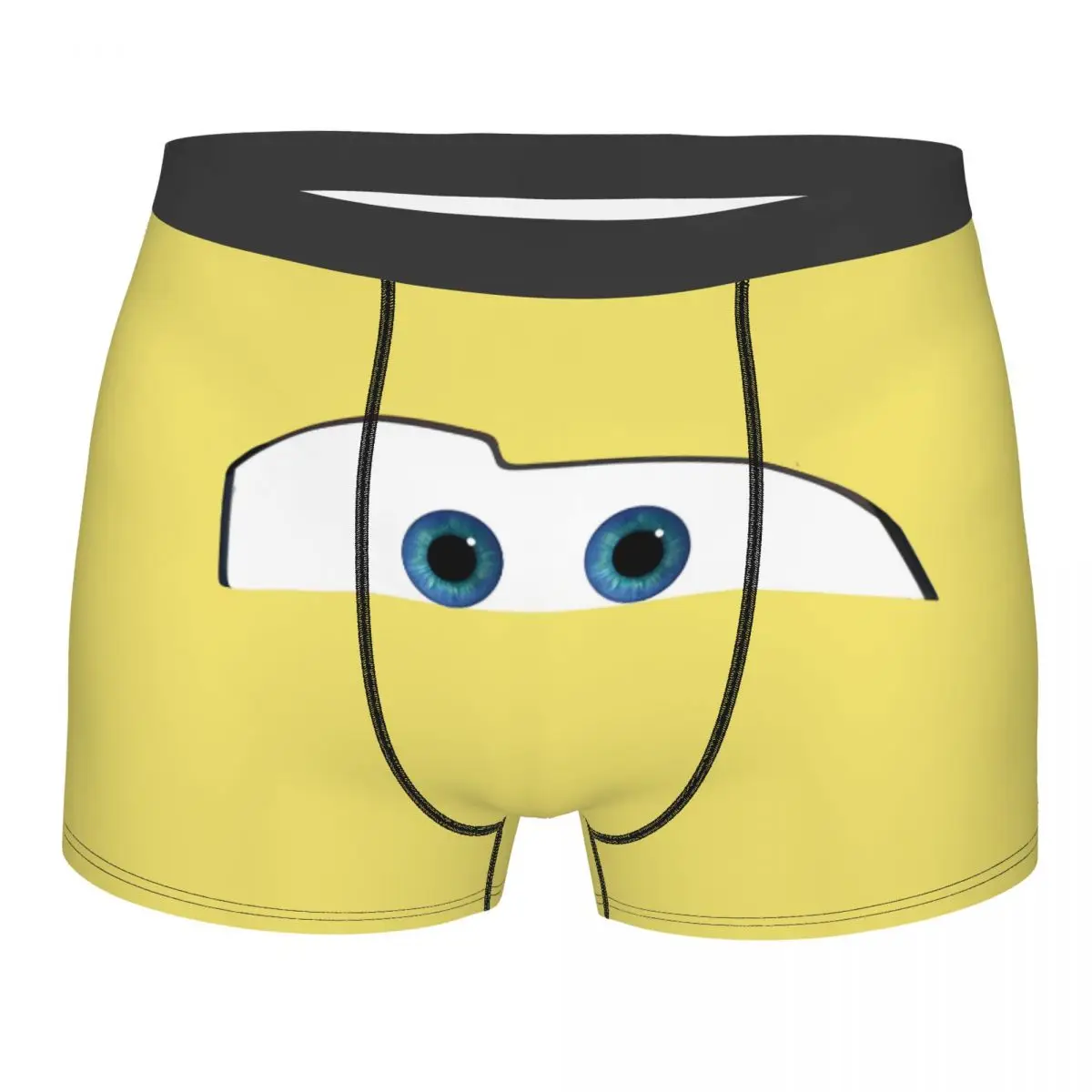 

Пользовательские крутые боксеры Lightning McQueen, шорты, мужские трусы, удобные автомобили, аниме Трусы Нижнее белье