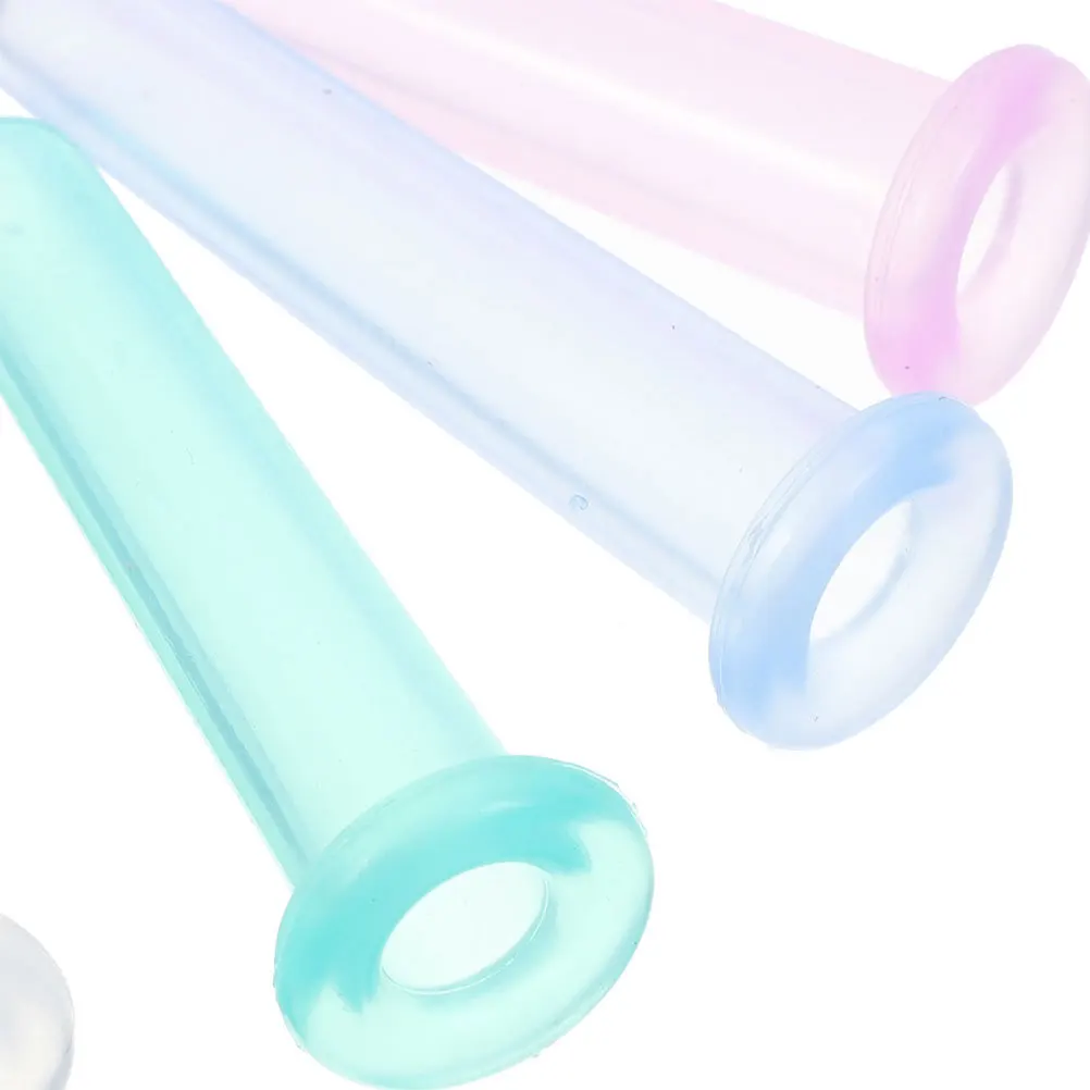 10個入りシリコンフェイスカッピングセット真空吸引カップアンチエイジング目元しわ軽減フェイシャルマッサージスキンケアツールネック用