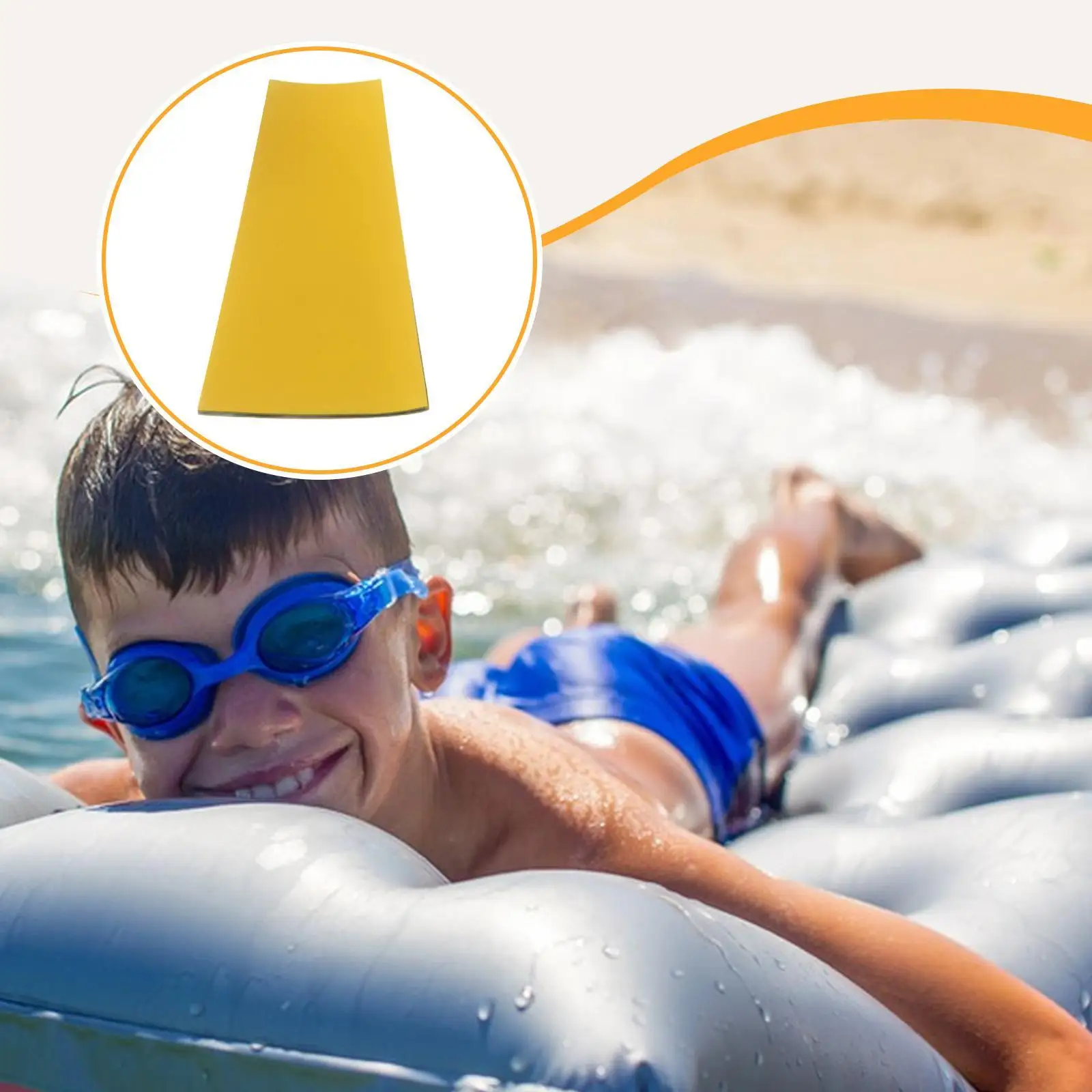 وسادة عائمة للمياه، بطانية خفيفة الوزن مقاومة للتمزق لحفلات بحيرة الشاطئ #1