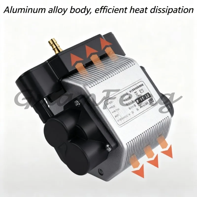 Silent Electromagnetic Aquarium Air Pump, Oxygenator Aerator with Air Diffuser for Fish Tank & Pond