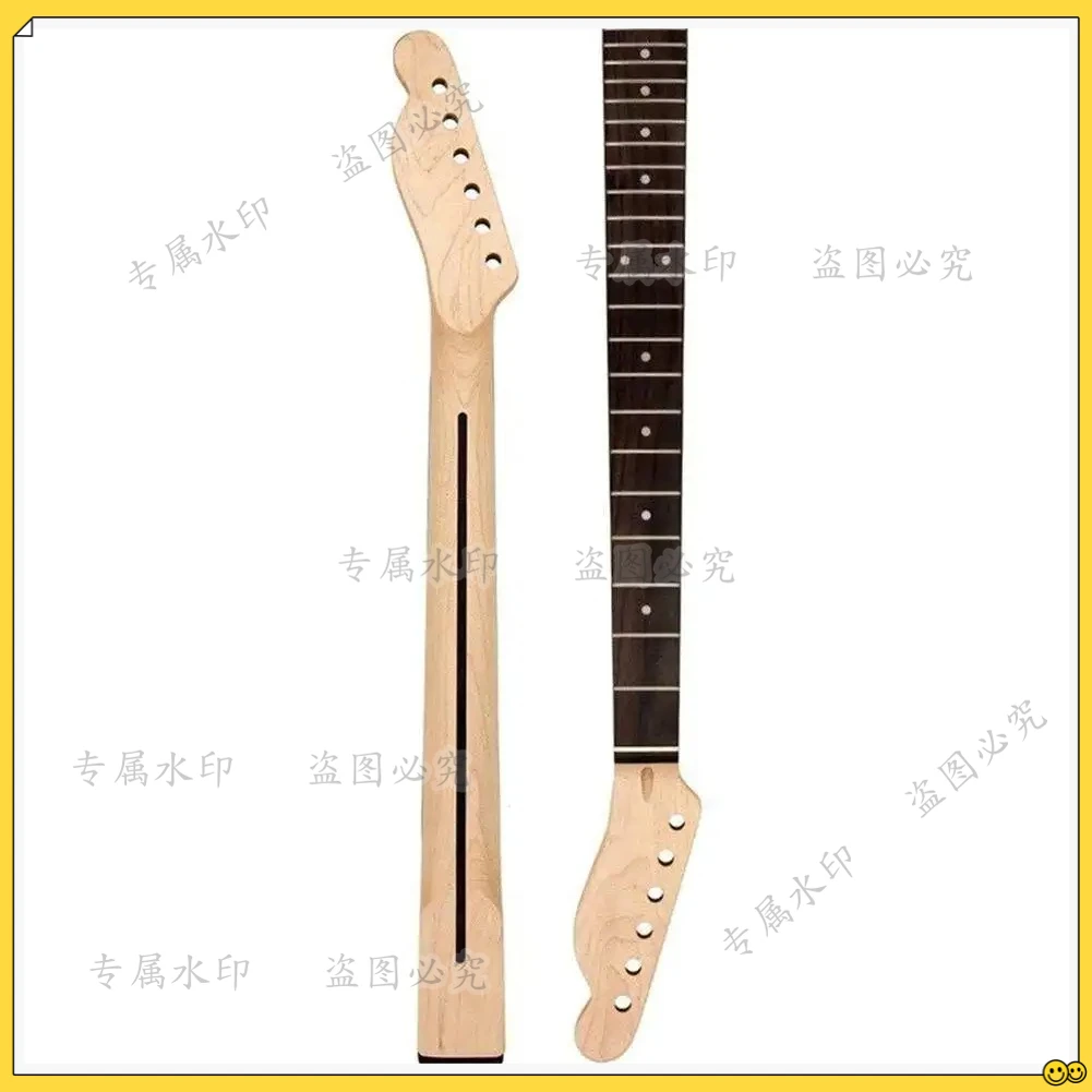 manche-de-guitare-electrique-21-ou-22-frettes-en-erable-avec-touche-en-palissandre