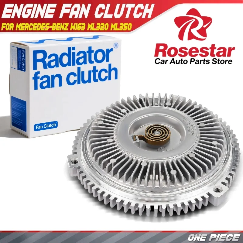 

Rosestar Cooling Fan Clutch for Mercedes Benz W163 ML320 98-03 ML350 03-05 V6 3.2L 3.7L 1122000222