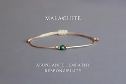 Exquisite Malachite Crystal Bracelet for Women Success Amulet Heart Chakra