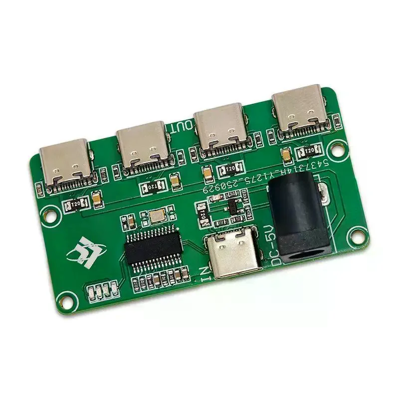 1Pcs 1-to-4 Splitter Type C Interface USB2.0 Hub Module High Speed 480Mbps For Multi Device Access Embedded Development