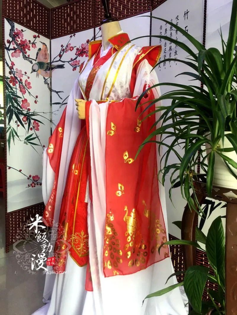 Unisex Xie Lian Cosplay Costume Tian Guan Ci Fu Cosplay Hanfu Anime Outfit Ancient Clothes Halloween Carnival Costumes Full Set