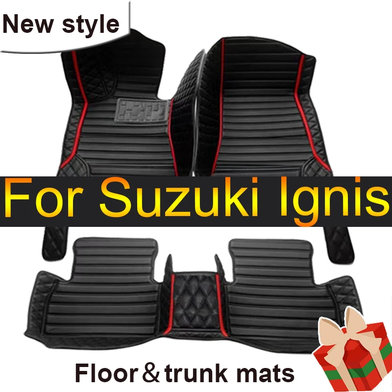 

Автомобильные коврики для Suzuki Ignis MF 2016 2017 2018 2019, кожаный напольный коврик, прочные коврики, коврик, набор автомобильных аксессуаров, детали интерьера