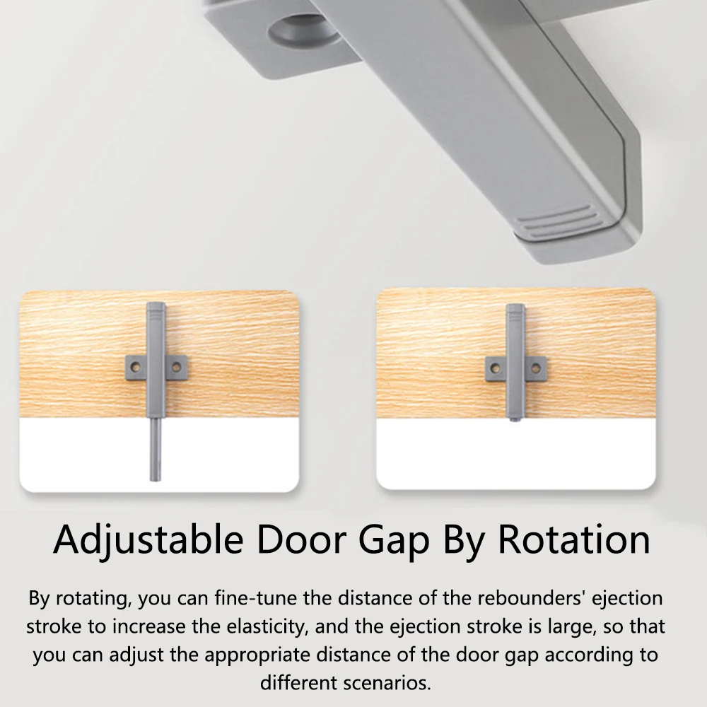 Magnetic push catch Pressure Touch Latch Cabinet Cupboard Doors Wardrobes Bathroom  Catches Hardware Drawer hidden spring lock