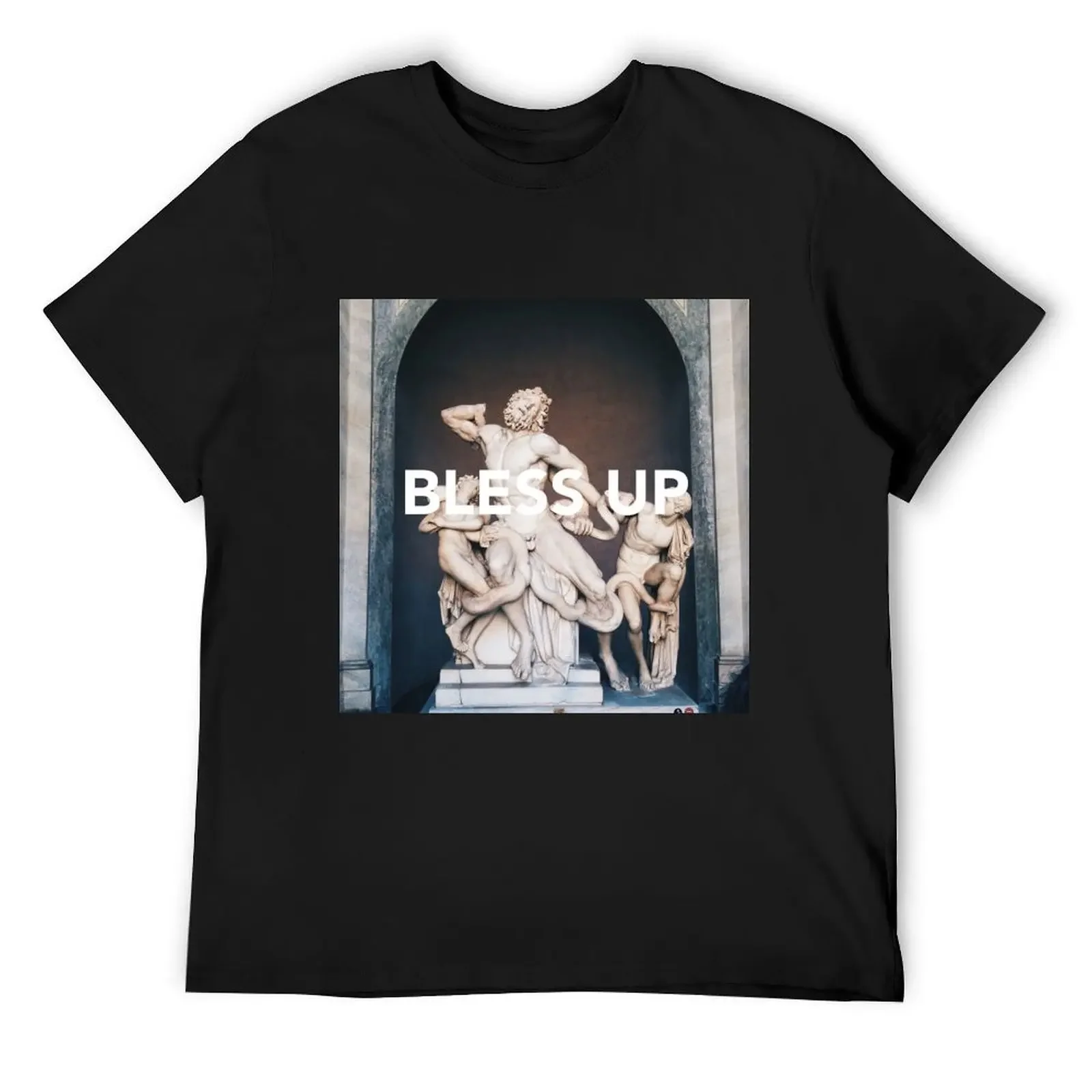 

Bless Up -- Laocoon and His Sons T-Shirt designer shirts blue archive Blouse Anime t-shirt oversized t shirts for men