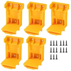 5Pcs For Dewalt / Milwaukee Tool Mount18V 20V Drill Tools Battery Holder for Dewalt 20V Battery Mount Dock Holder Fixing Seat