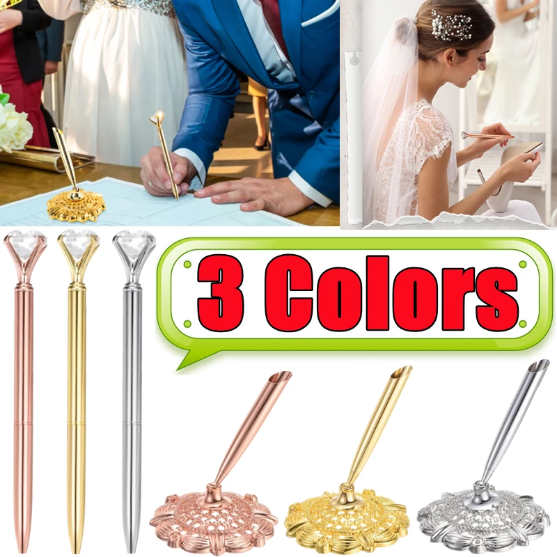 

Свадебные алмазные ручки, шариковые ручки, офисные принадлежности для учителей, подарки, новинка, хрустальные шариковые ручки, стационарные письменные принадлежности