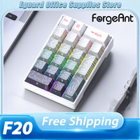 Forgeant F20 Mechanical Keypad Mini Wired Numeric  Keypads 20Keys Customized ABS Keycaps USB PC Gamer Accessories Number Pads
