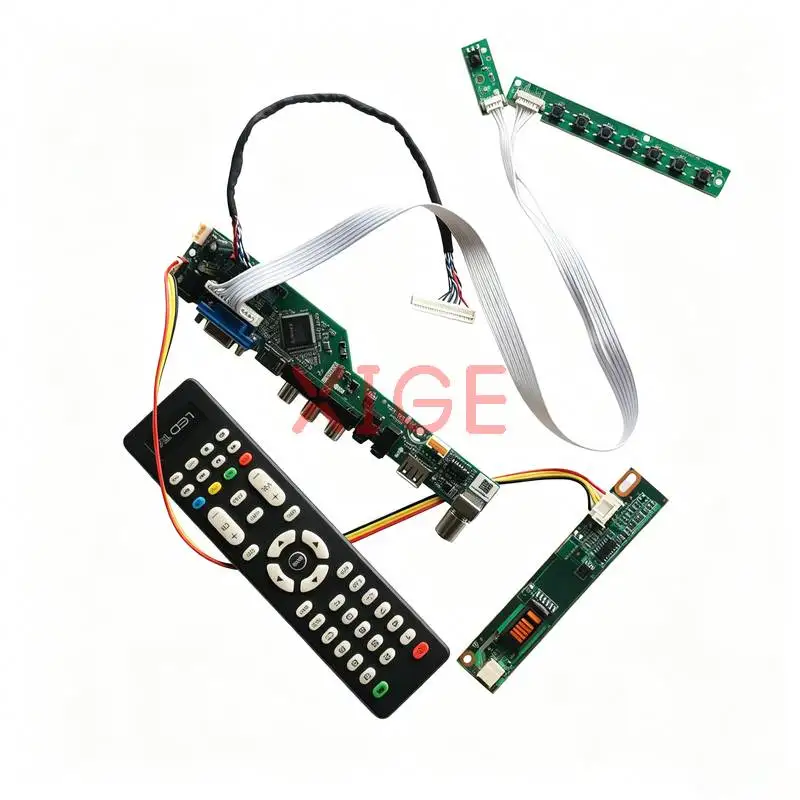 

For LTN160HT01 LQ164M1LD4C LQ164M1LD4A N184H3 Screen Controller Board Kit 1-CCFL 1920x1080 30 Pin LVDS USB+AV+VGA+HDMI 1920*1080