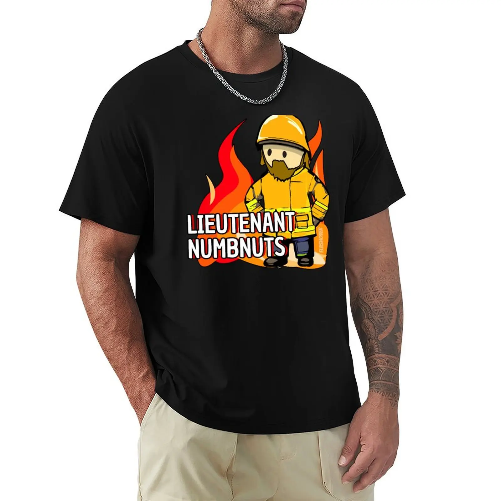 Custom Request: Lieut. Numbnuts! T-Shirt man t shirts for men casual T-Shirt