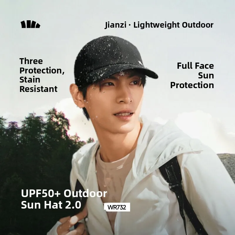 

Легкая бейсболка Bananain WR73226 с тройной защитой, унисекс, для активного отдыха, дышащая, с расширенной защитой от солнца