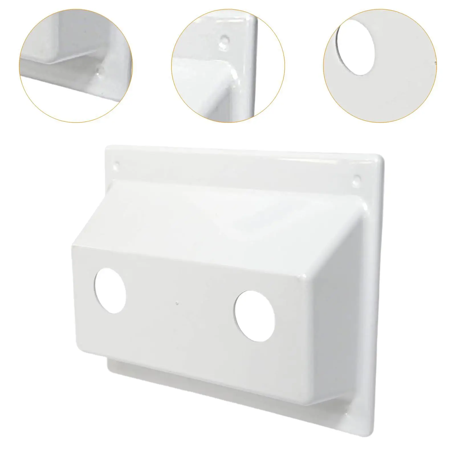 Stand Off Faucet Cover Replaces Easy to Install Faucet Bezel Splash Guard for Bathing Camping Outdoor Motorhome Caravans