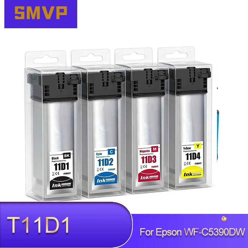 

Чернильный картридж T11D1 T11E1 премиум-класса, совместимый с принтерами Epson WorkForce Pro WF-C5390DW, WF-C5890DWF