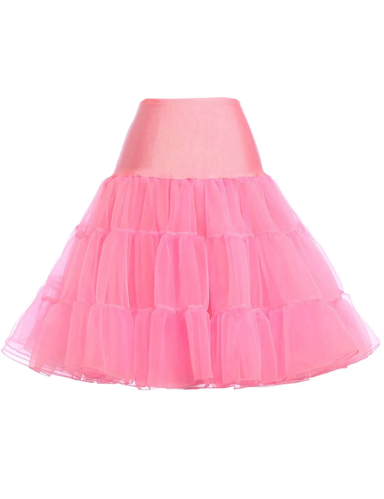 Petticoat Skirt Rockabilly Dress Crinoline Tutu Underskirts for Women