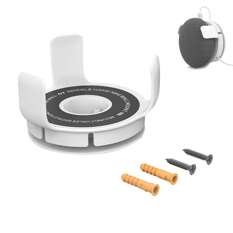 For Google Home Mini Outlet Wall Mount Bracket Holder For Google Home Mini Smart Speaker Cord Management Storage Hanger