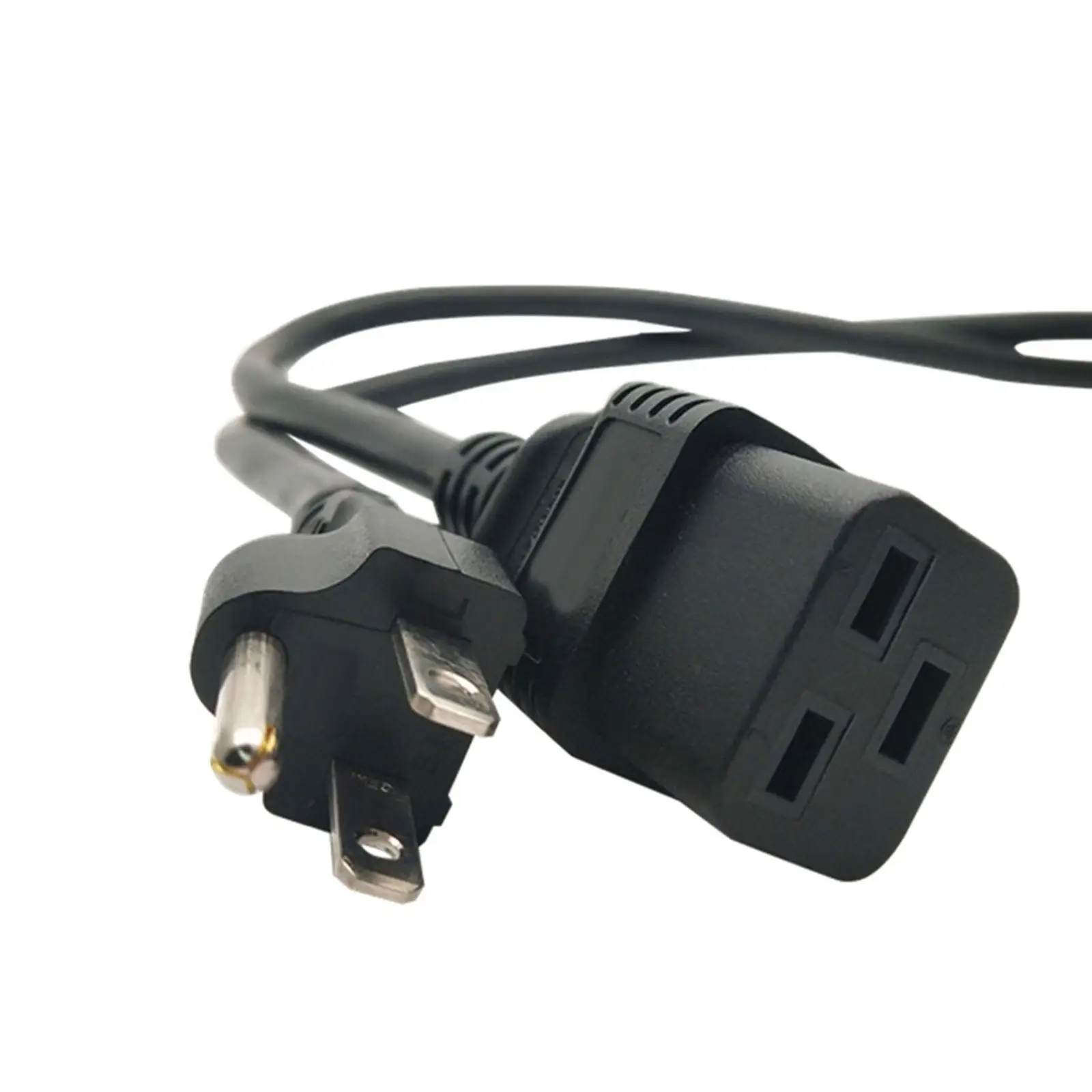 3x2.08mm2 Power Cord US NEMA Plug to IEC320 C19 Outlet 15A AC250V OFC Cable for Router and Power Bank