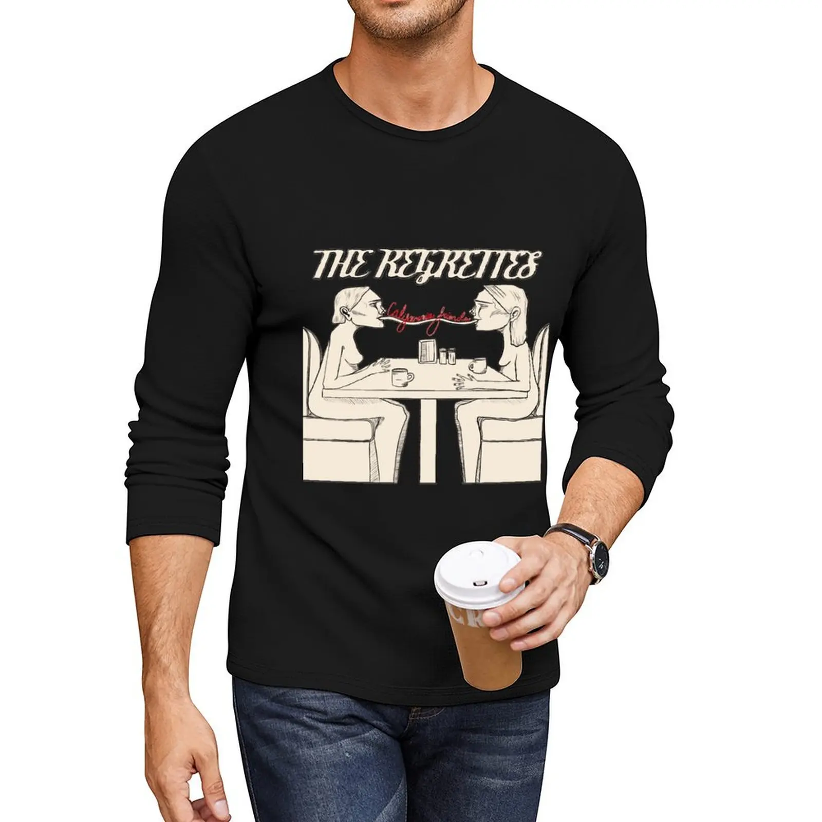 

The Regrettes California Friend Long T-Shirt customized t shirts Anime t-shirt cute clothes blank t shirts mens funny t shirts