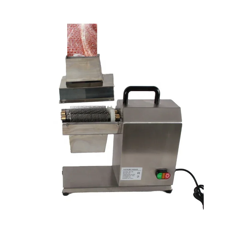 

High Efficient Mutton Roller Machine Chicken Breast Flattening Steel Machine Electric Meat Tenderizer Machine