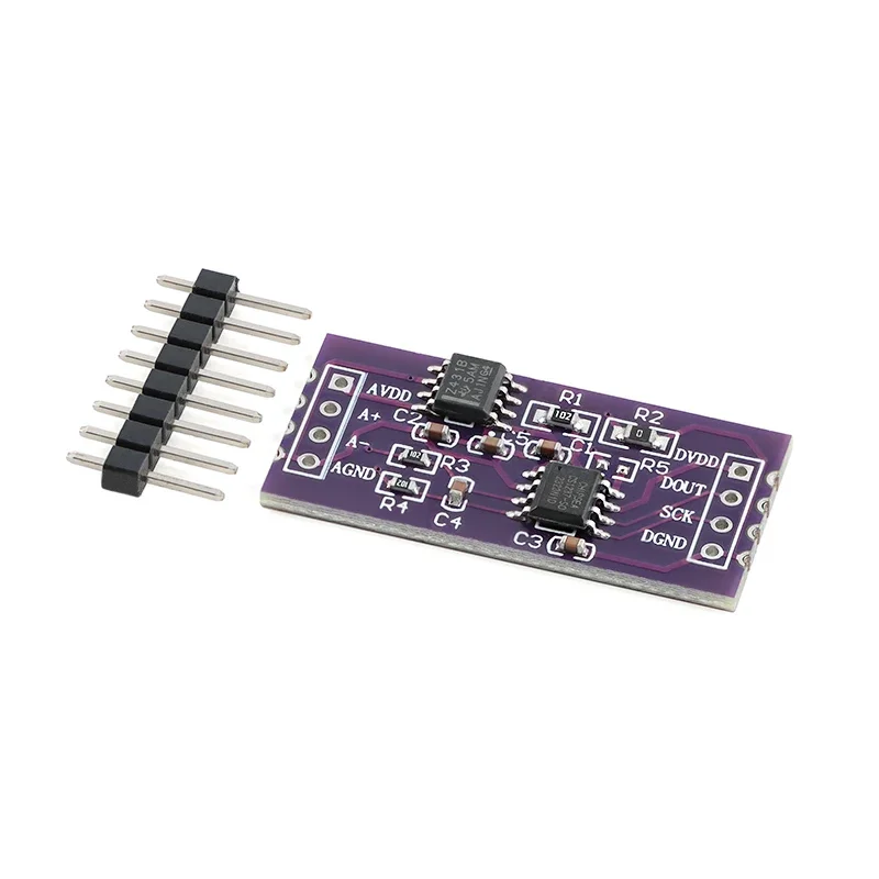 CS1237 24-bit ADC Module with Integrated TL431 Reference Chip Single Channel for Load Cell Weight Sensing