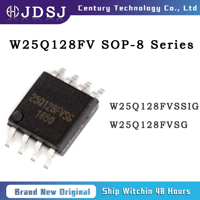 

5PCS W25Q128FVSSIG W25Q128FVSG SOP-8 Brand New Original Chip