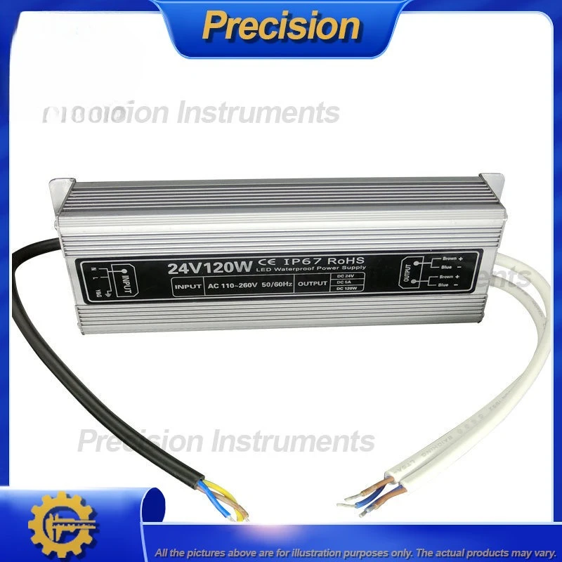 

2026 24 В 120 Вт водонепроницаемый светодиодный драйвер источника питания постоянного напряжения для полосовых светильников полный выход мощности надежная работа