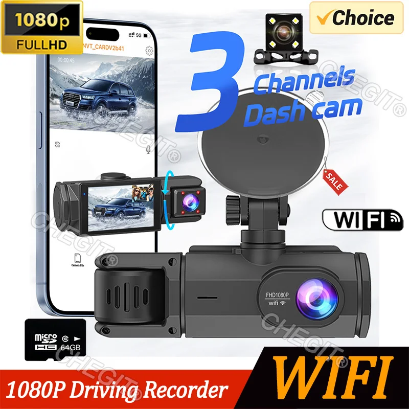 1080P Wifi Dash Cam… - image