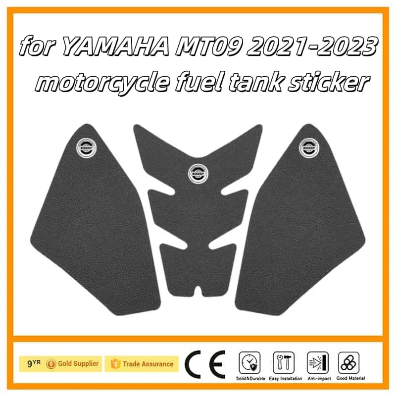 

Motorcycle Sticker Tank Non Slip Tank Traction Side Pad Protective Decal for YAMAHA MT09 2021-2023 motorcycle fuel tank sticker