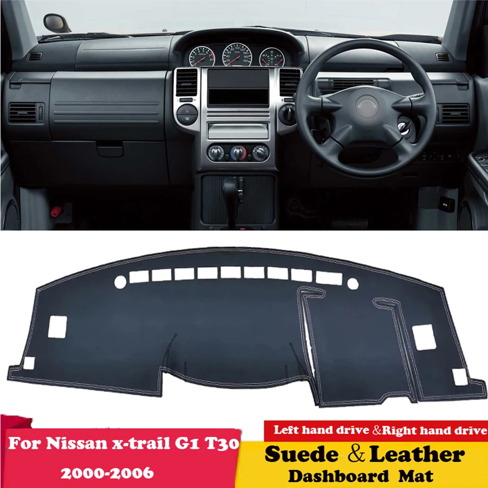 を日産xトレイルxtrail UA-NT30 T30 2001 2002-2007スエード革dashmat