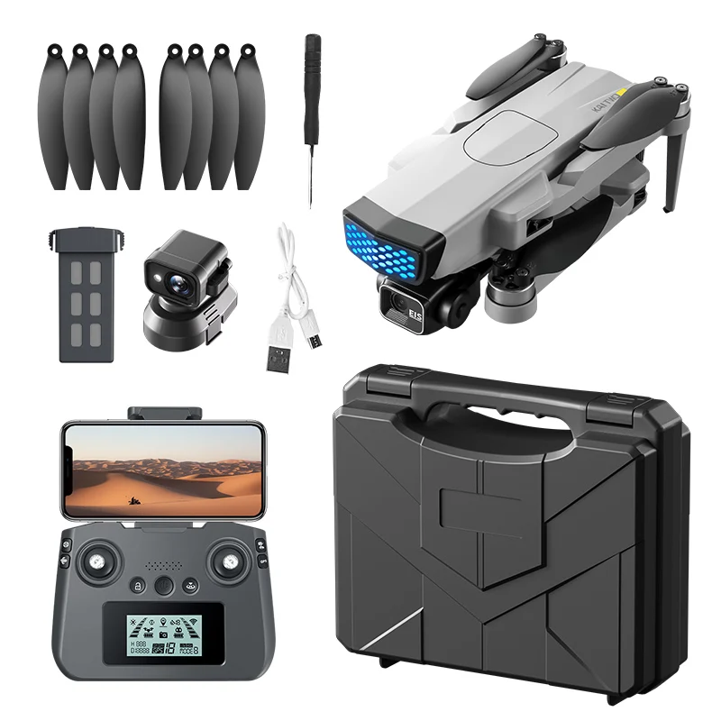 KAI TWO 3-axis Gimbal HD Aerial Photography Drone Brushless GPS 360° Laser Obstacle Avoidance Folding Aircraft  RC Quadcopter