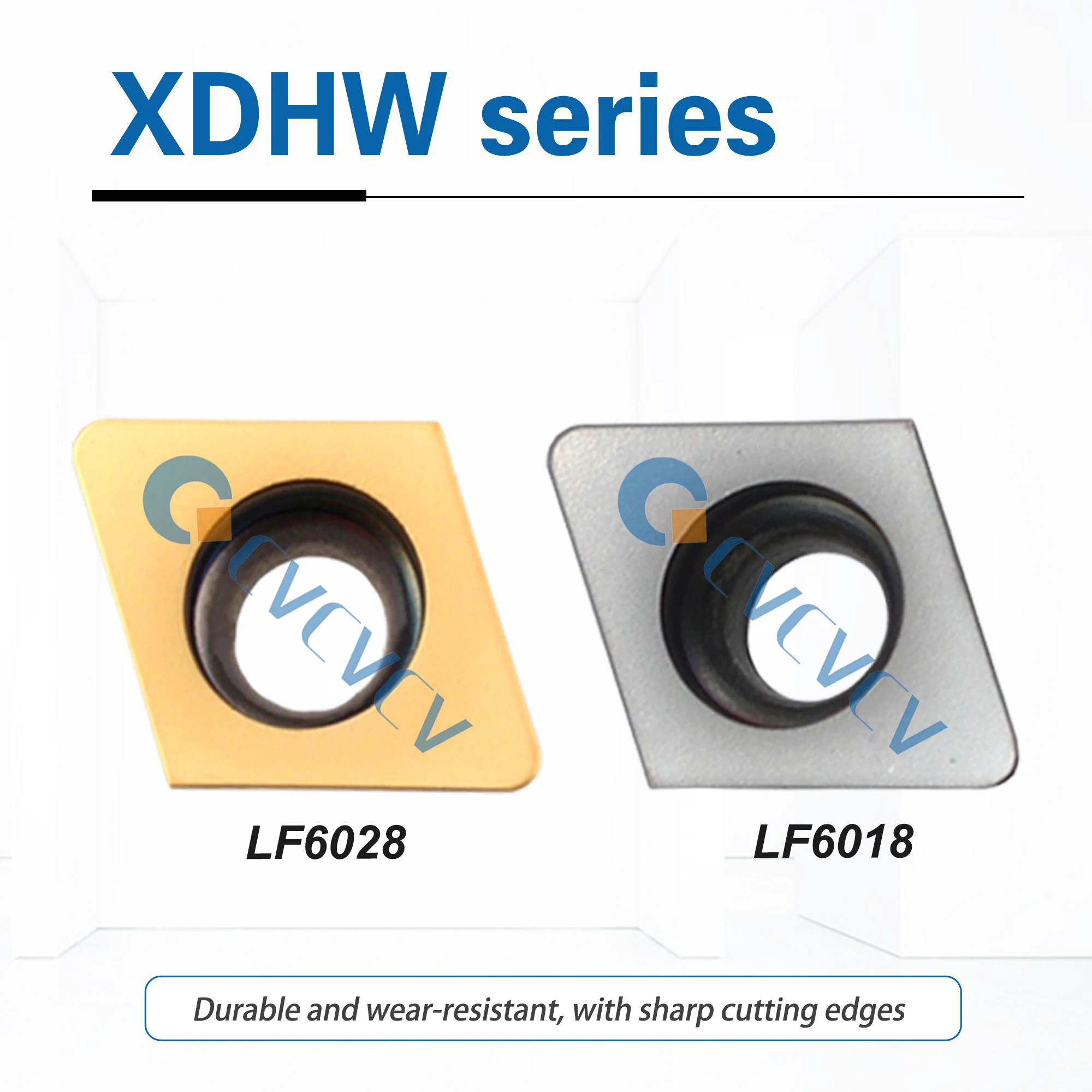 

XDHW09T310 XDHW060210 LF6018 LF6028 DESKAR 100% Original Milling Cutter Milling Blade Used For Processing Stainless Steel Tools