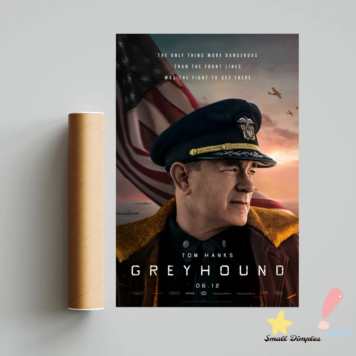 Greyhound Movie Poster Canvas Art Print Home Decoration Wall Painting ( No Frame )