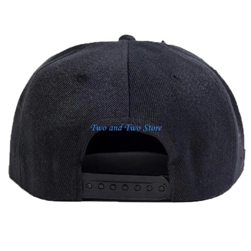 

HX6F Rivets Embellished Baseball Cap Adjustable Strap Light weight Summer Hat