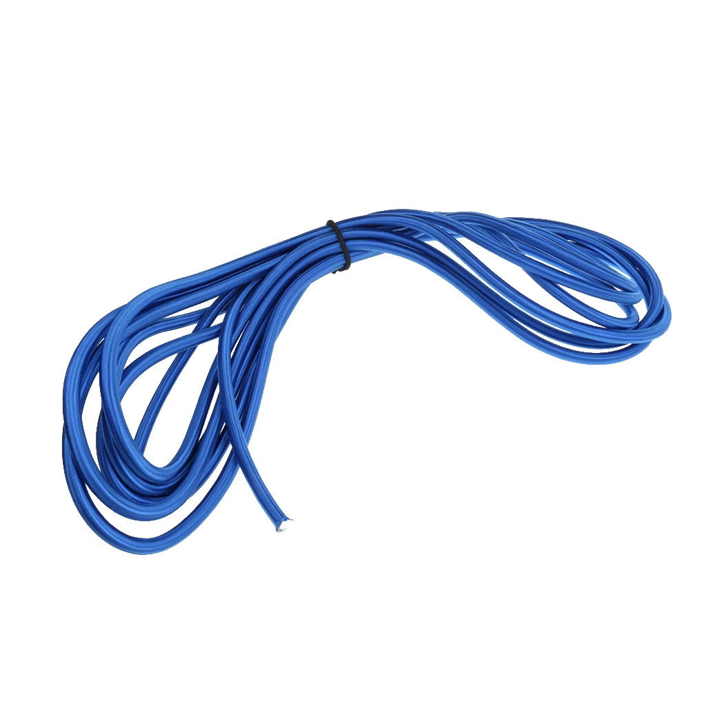 12mm x 10m Elastic Bungee Rope Shock Cord Tie Down for Kids Trampoline Blue