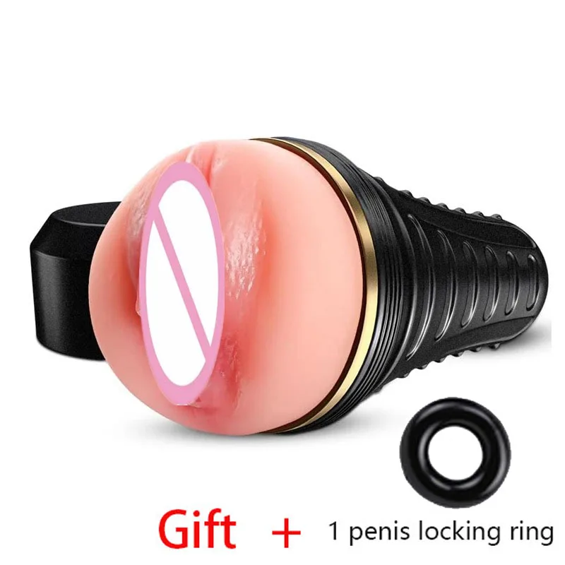 Flesh the LIght Realistic Male Masturbator Sex Toy For Men Lifelike Artificial Textured Vagina Mans Masturbation Cup Pocke Pussy