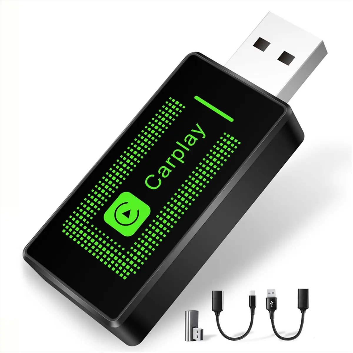 A26Z Wireless Carplay Adapter for IOS, Upgrade USB CarPlay Wireless Stick, Plug & Play, Small CarPlay Dongle Mini CarPlay