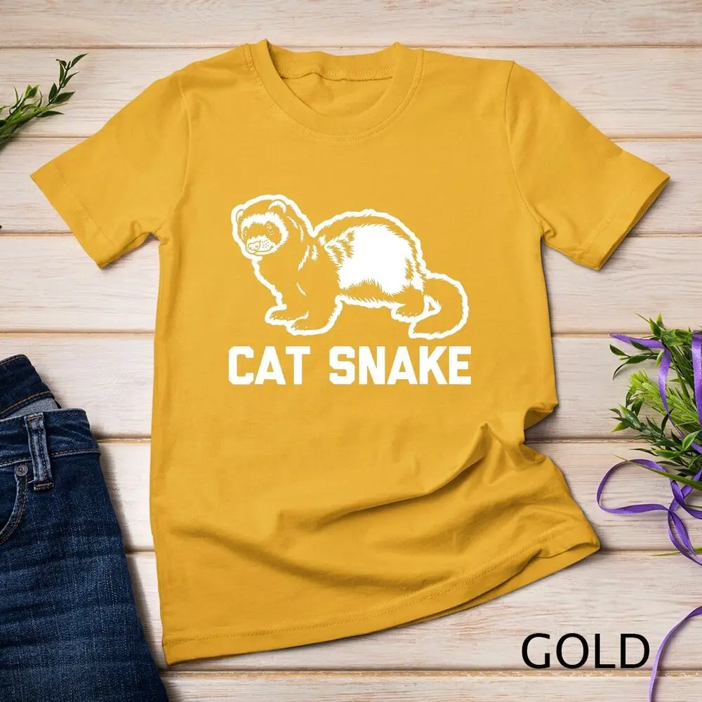 Funny Ferret Shirt Cat Snake T-Shirt funny saying animal Unisex T-shirt
