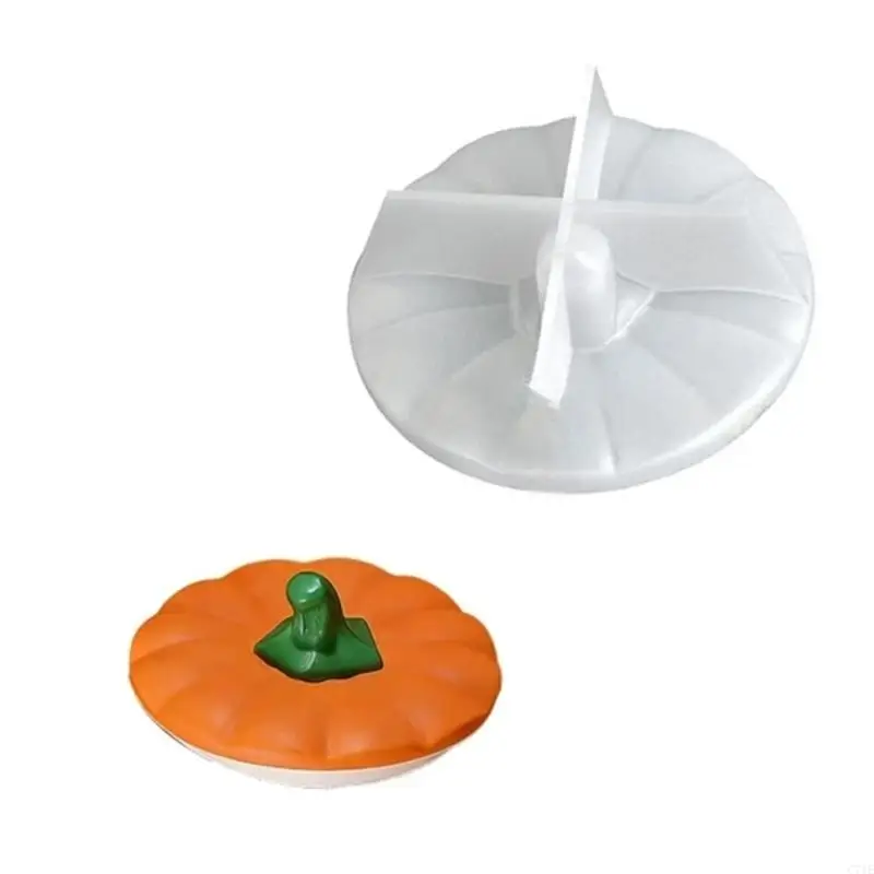  Flexible Silicone Decorative Box Mold Pumpkin Shaped Jewelry Organiser Mould