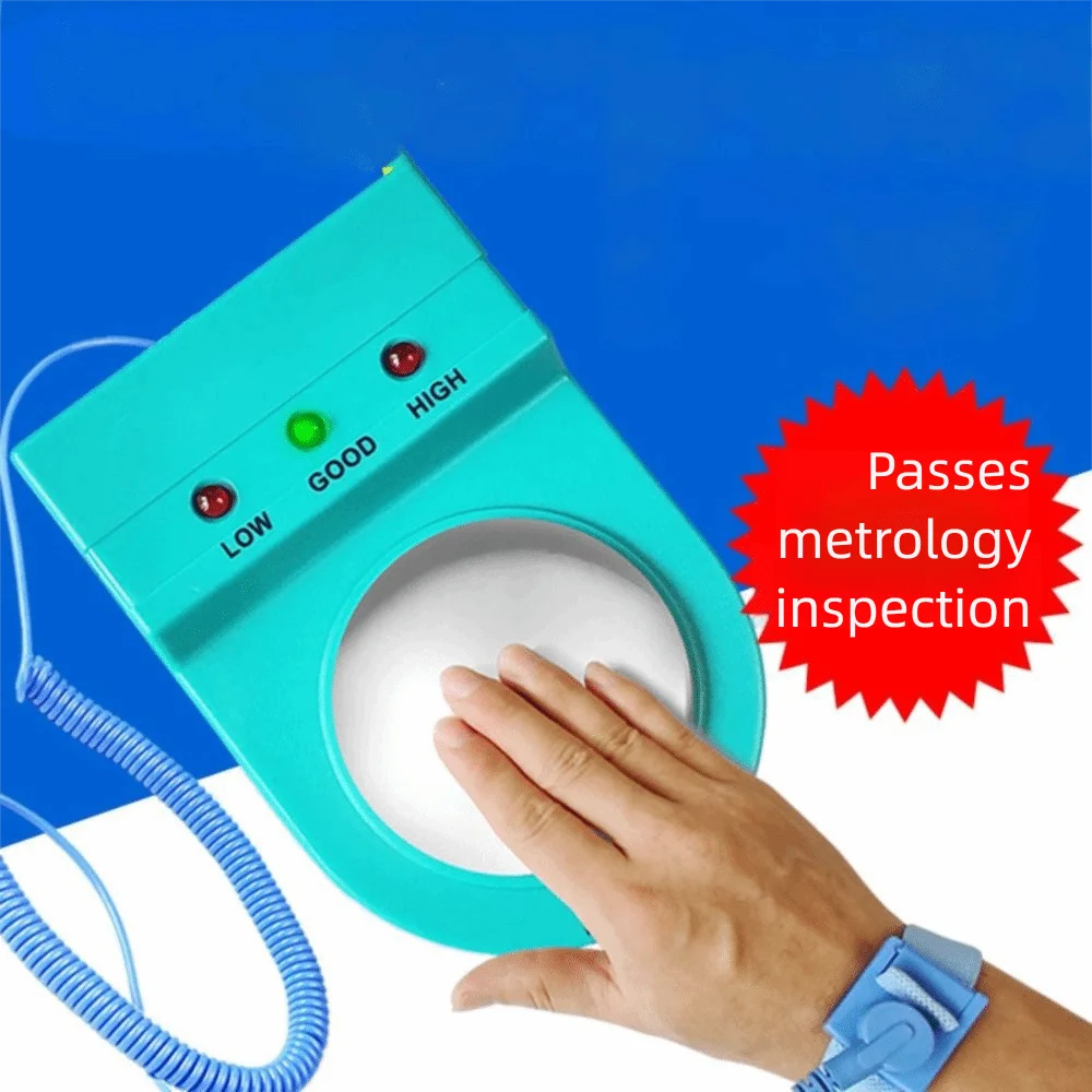 High Quality ESD Wrist Strap Tester Ground Wire Connection Cushion Connecting Anti-Static Wrist Strap Tester Wired Cordless